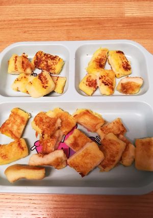離乳食 卵牛乳なしのフレンチトースト風-レシピのメイン写真