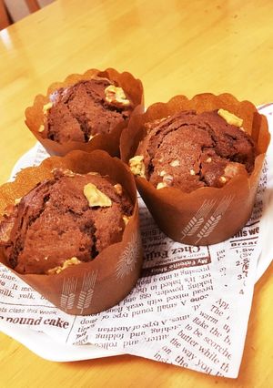 ほんわか美味しい♡ココアマフィン-レシピのメイン写真