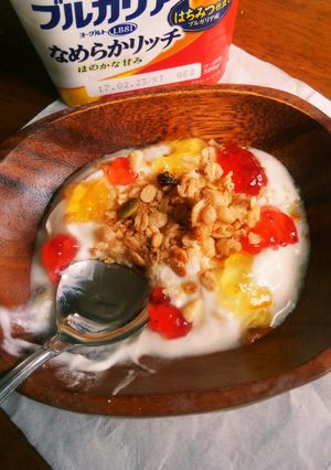 朝食・軽食ヨーグルトアート-レシピのメイン写真