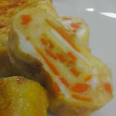 離乳食　ニンジン入り卵焼き-レシピのメイン写真