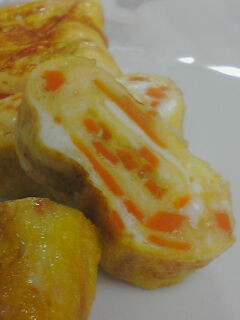 離乳食 ニンジン入り卵焼き-レシピのメイン写真