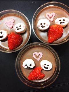 バレンタインに♪チョコレートプリン-レシピのメイン写真