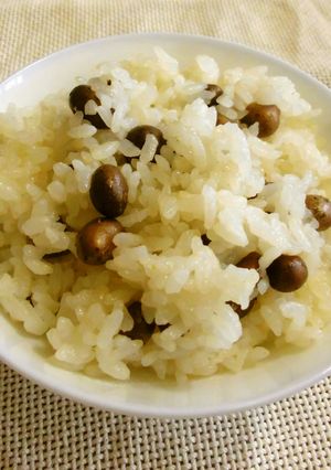 むかご ご飯-レシピのメイン写真