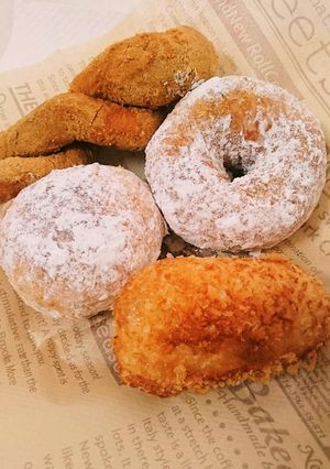 カレーパンとあんドーナツとドーナツ-レシピのメイン写真