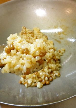 最強のチタン鍋で納豆チャーハン-レシピのメイン写真