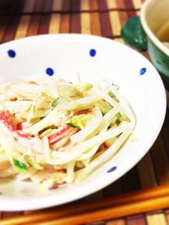 節約簡単マヨもやしサラダ-レシピのメイン写真