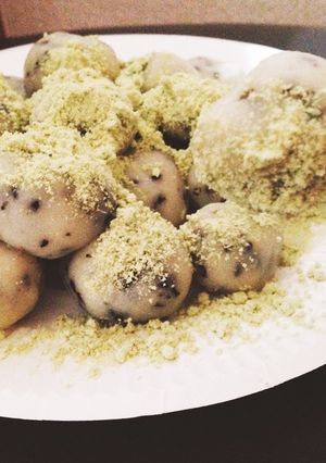 お豆腐入り♪胡麻白玉もち-レシピのメイン写真