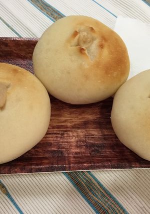 手ごねバターなし☆もっちーズクリームパン-レシピのメイン写真