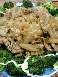 パパッと豚肉の生姜焼き(*^ω^*)✋-レシピのメイン写真