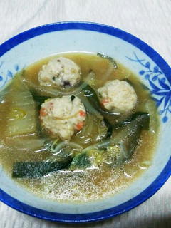 簡単あったか鶏だんごのつみれ汁-レシピのメイン写真