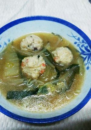 簡単あったか鶏だんごのつみれ汁-レシピのメイン写真