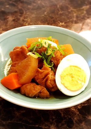 簡単!もつ煮(醤油味)-レシピのメイン写真