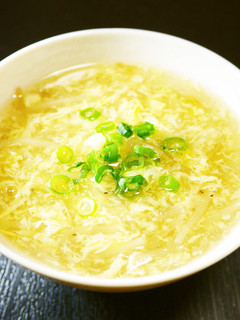 もやしとふわとろ卵!中華たまごスープ-レシピのメイン写真