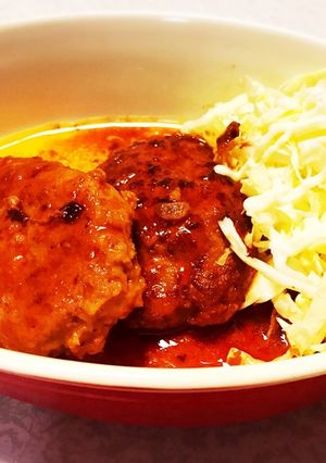 簡単！ふわふわハンバーグ♪-レシピのメイン写真
