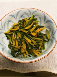 かぼちゃの皮のきんぴら-レシピのメイン写真