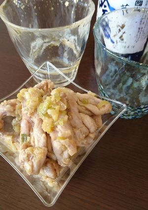 おつまみ♪せせりのわさびポン酢。-レシピのメイン写真