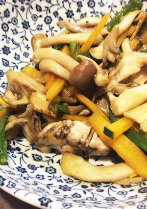 10分で簡単♡きのこと野菜のバター炒め-レシピのメイン写真