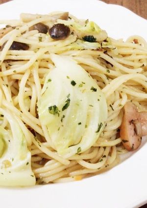 大葉とキャベツの和風パスタ-レシピのメイン写真
