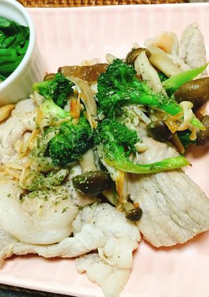 豚肉ときのこのバター炒め-レシピのメイン写真