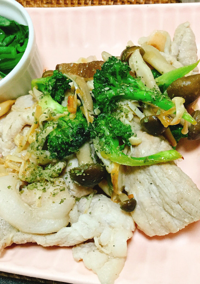 豚肉ときのこのバター炒め-レシピのメイン写真