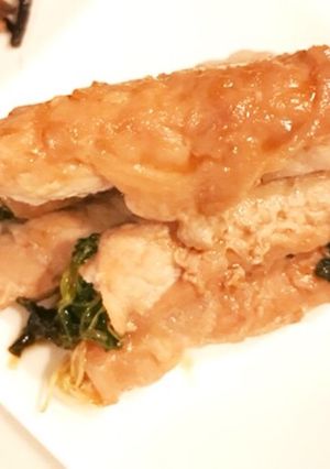 豚のカイワレ巻き生姜焼き-レシピのメイン写真