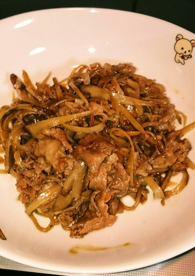 簡単！牛肉とごぼうと糸こんのしぐれ煮-レシピのメイン写真