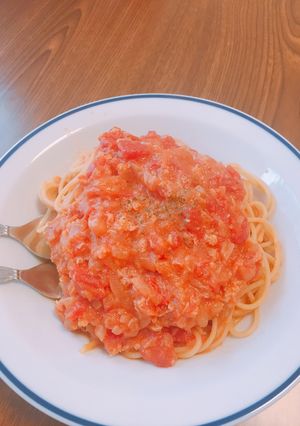 蟹のトマトクリームパスタ☆-レシピのメイン写真