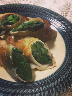 簡単!お弁当にも!春菊の肉巻き!-レシピのメイン写真