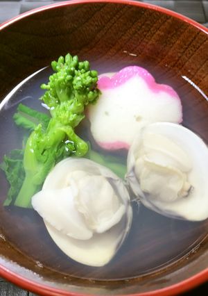 美人レシピ・ハマグリのうしお汁-レシピのメイン写真