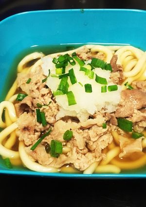 さっぱり塩豚うどん-レシピのメイン写真