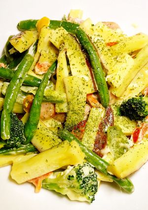 さつまいもと冷凍野菜のホットサラダ-レシピのメイン写真