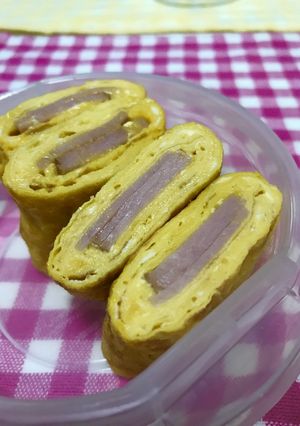 逆ハムたまご-レシピのメイン写真