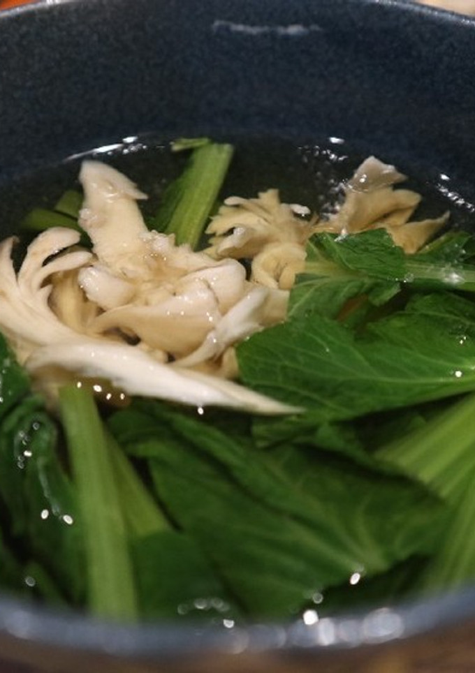 仙台雪菜と舞茸のお浸し-レシピのメイン写真