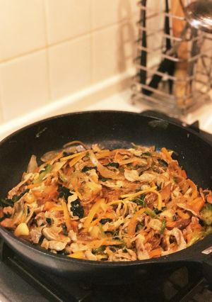 おいしすぎる！野菜たっぷりチャプチェ♡-レシピのメイン写真
