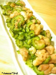 唐揚げ味のゴーヤ煮-レシピのメイン写真