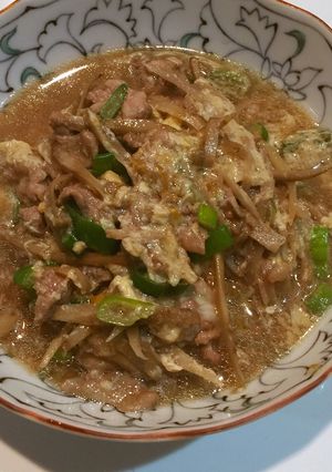 豚肉で柳川もどき-レシピのメイン写真
