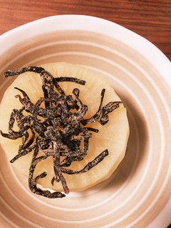 レンジで簡単☆ふろふき大根 塩昆布のせ-レシピのメイン写真
