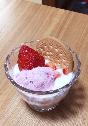 いちごのデザート-レシピのメイン写真