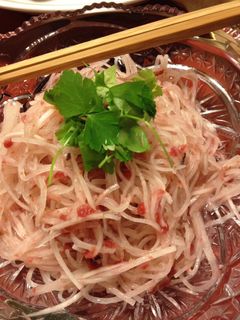 千切り大根の梅和え-レシピのメイン写真