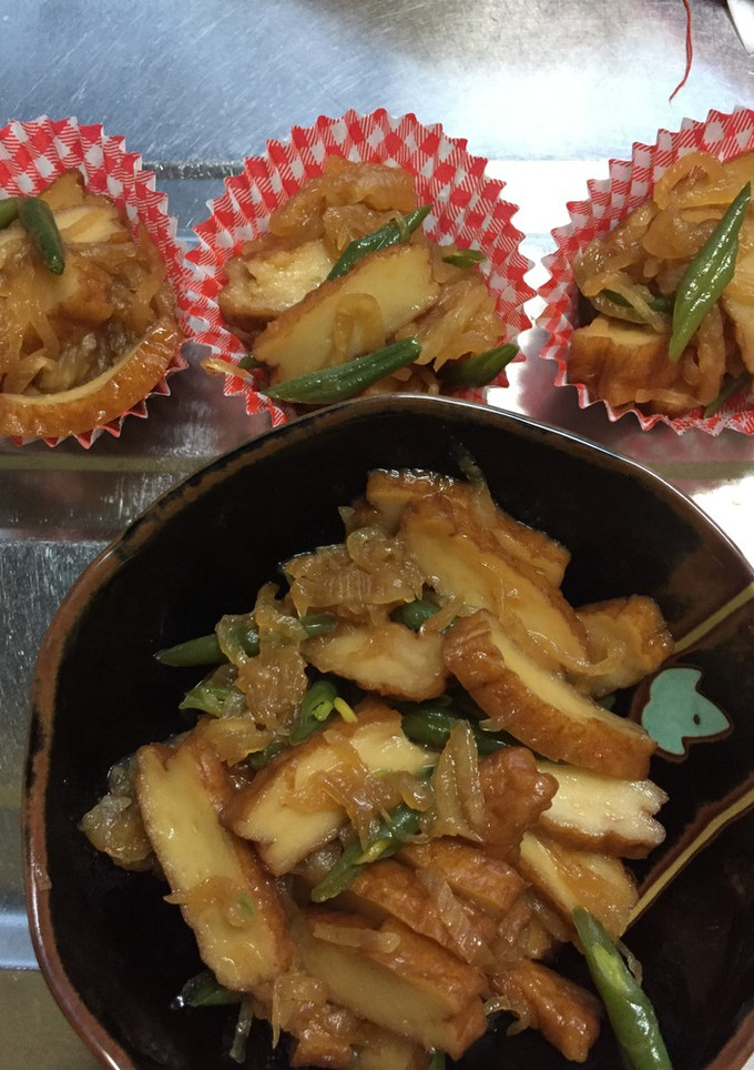 切り干しっぽくさつま揚げの炒め煮-レシピのメイン写真