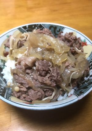 牛丼-レシピのメイン写真