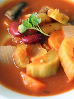 豆と野菜たっぷりトマトスープ-レシピのメイン写真