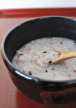 朝食ランチ♪ヘルシー♪ご飯+酒粕で酒粕粥-レシピのメイン写真