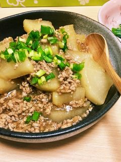 大根の豚そぼろあんかけ-レシピのメイン写真