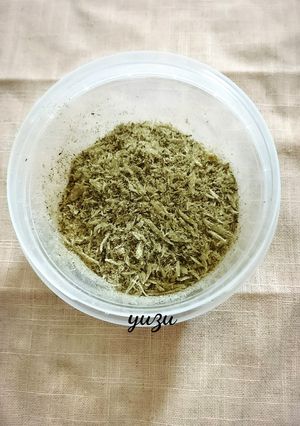 煮干しだしの残りで粉末だし＊ふりかけにも-レシピのメイン写真