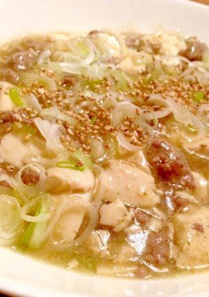 アレンジ！白い麻婆豆腐in柚子胡椒-レシピのメイン写真