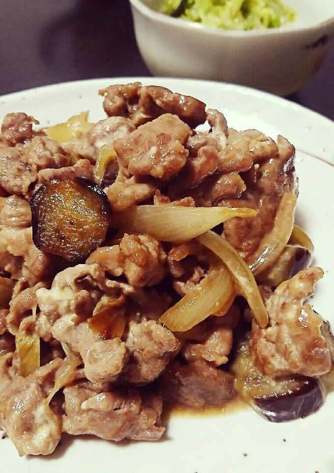 なすと豚肉のマヨしょうが焼き-レシピのメイン写真