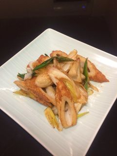 竹輪と長ネギの粉山椒炒め-レシピのメイン写真