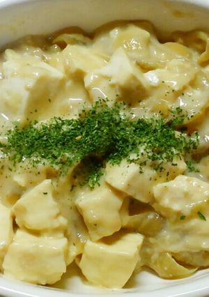 簡単＊ヘルシー♪豆腐と玉ねぎのクリーム煮-レシピのメイン写真
