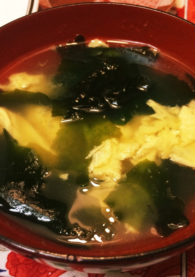 ワカメと卵の中華スープ-レシピのメイン写真